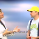 K-Strass lets a news anchor know what he’s all about.